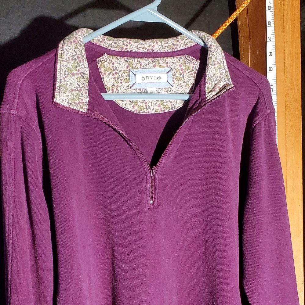 womens xl beautiful florall orvis guide fleece